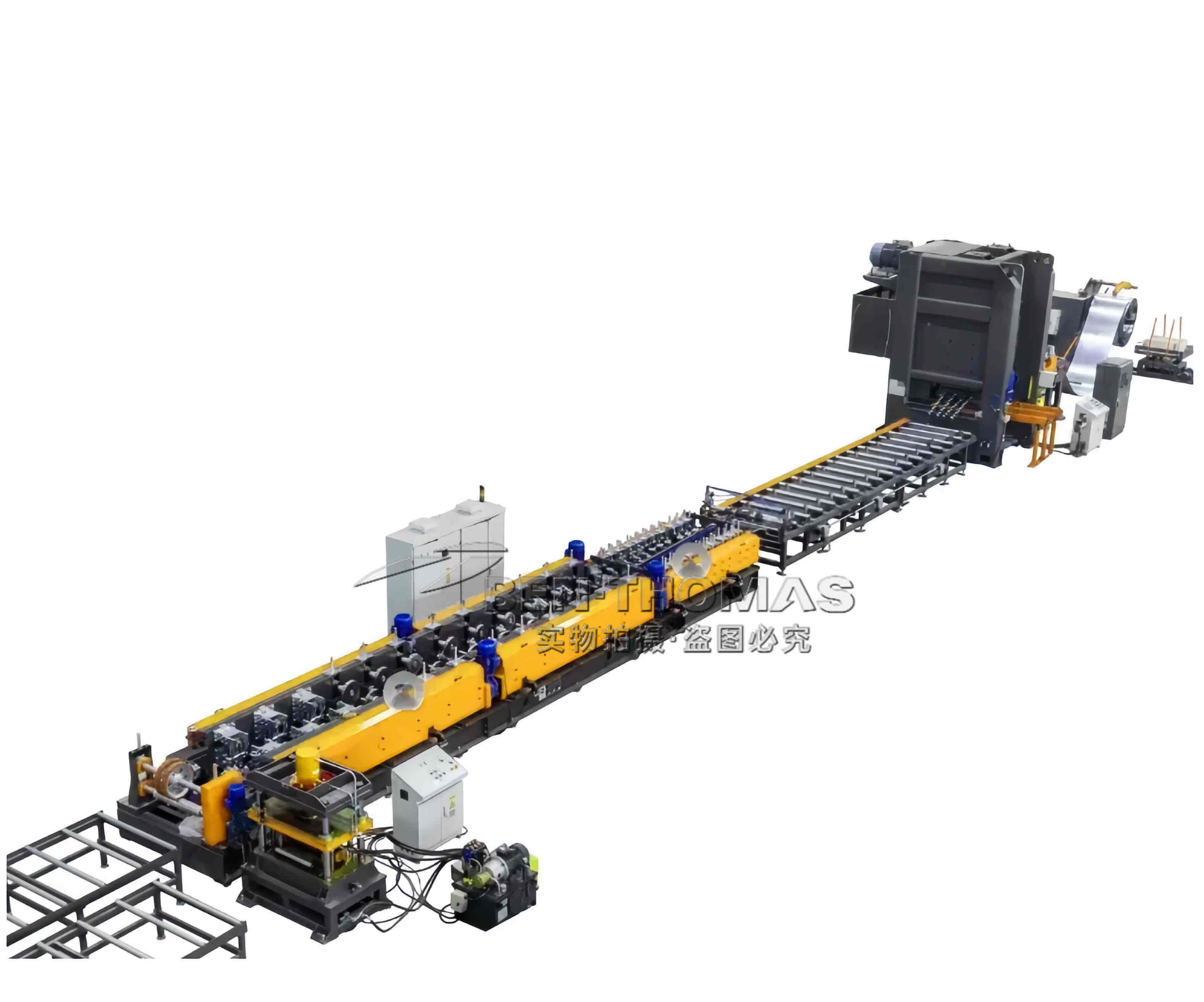 Cable tray roll forming machine